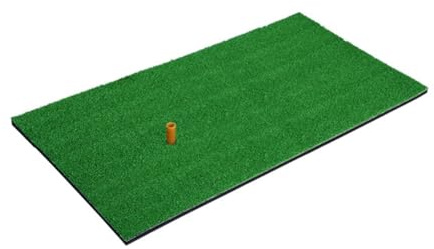 Pujindu Golfmatte, Verdickte Golf-Übungs-Schlagmatte, Golf-Trainingsmatte Für Drinnen Und Draußen, Schwung- Und Chipping-Matte, Grün, Polypropylen, 50x80cm/19.7x31.5in