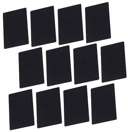 Gogogmee 100stücke Metallkarte Aus Aluminiumblech Blanko-namensschilder Diy Kompatibel Leere Karten Für Mitgliedskarten