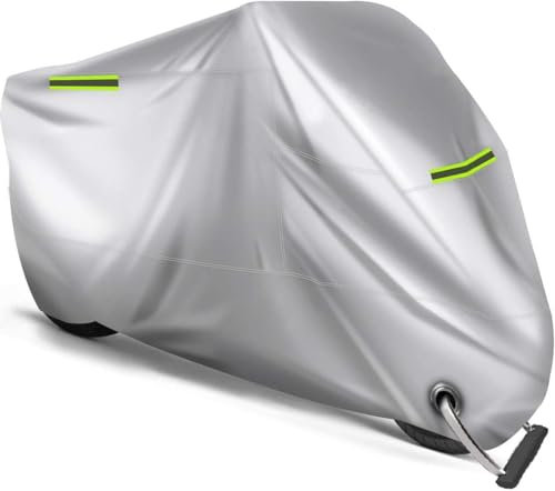 POIBNZ Motorrad Abdeckplane für Yamaha NVX 2020, Staubdicht Wasserdichten Motorradabdeckung Outdoor Motorrad Garage, Reißfest Oxford-Stoff Moped Abdeckung