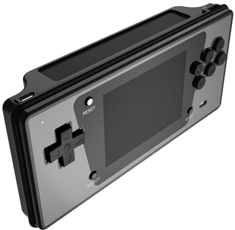 NEOCADE Retro Pocket Console for Mega Drive with LCD 3.5, 12 MD Multigame Cartridges and 20 Integrated NES Games