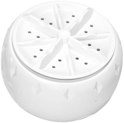 Gatuida Lavadora De Turbina Portátil Mini Lavadora Con Ventosas Limpieza De Burbujas Usb Ultrasónica Para Camping Viajes Negocios Autocaravanas