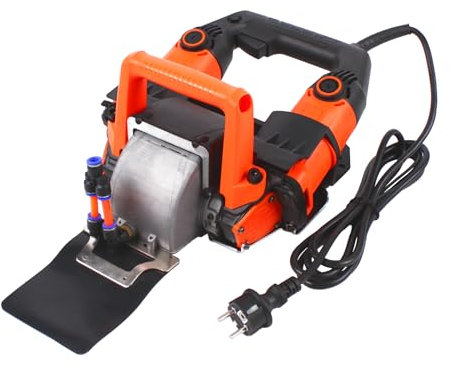 Loobiiny Fresatrice a muro elettrica,5200w a parete con 5 dischi da taglio,Fresatrice a fessura per calcestruzzo,Affettatrice di granito