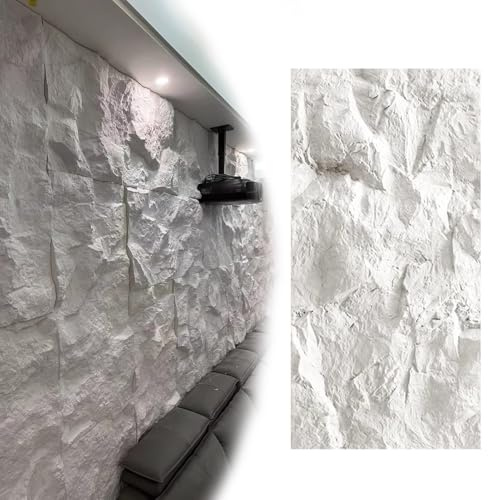 Pannelli Decorativi per Pareti Pannelli Murali 3D in Pietra Artificiale, Rivestimento Parete 120x60 cm per Soggiorno Camera da Letto, Decorazioni Parete per Interni ed Esterni, Decorativo Impermeabile