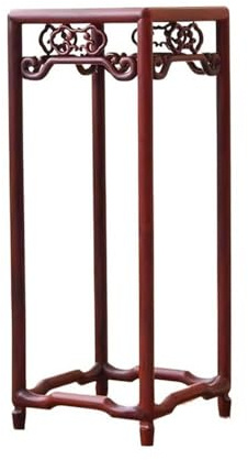 Zhaoj24-05 Bonsai Pedestal Chinese Simple Redwood Flower Stand, Living Tea Room Bonsai Display Rack