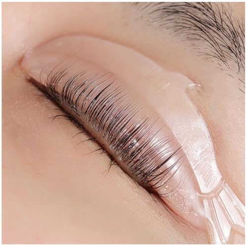 Bigodini Laminazione Ciglia,Self-adhesive eyelash lifting pads – Confezione da 10 cuscinetti (5 misure) Lash Lift senza colla sulla palpebra, riutilizzabile – Uso in salone e a casa