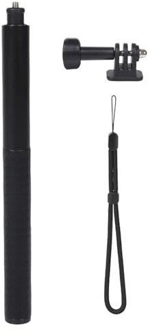 RiToEasysports Perches à Selfie, 27,6-130 Cm, 5 Sections, Perche de Photographie Extensible Invisible, à Selfie pour Poche 3, Action 4