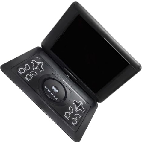 QUXVUIS Trexonic 14 Lettore Dvd Tv Lcd Portatile Con Antenna Schermo Dimensioni 1 In Res 1024×768 ABS Con Batteria Con Accessorio