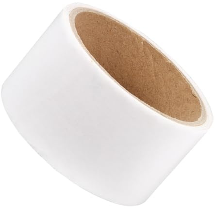 Window Screen Repair Tape with White Mesh and Adhesive Backing, Mesh Patch Tape for Mosquito Netting, Damage Fix for Bay Window Screens, 78.6 X 1.97 Inch Roll