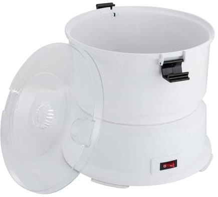 Pelador de patatas eléctricas,Pelador de verduras eléctricas,Emps de pelado 2-4min,Capacidad de hasta 0,8 kg de patatas 0,36 kg de verduras,Cocinas,Restaurantes,25,5x27cm