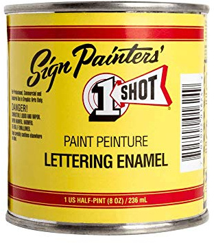 Process Green Pinstriping Lettering Enamel Paint, 1/2 Pint