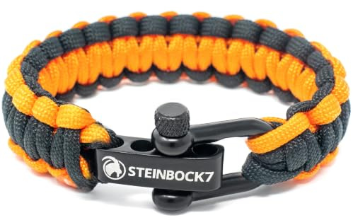Steinbock7 Paracord Armband Herren Survival