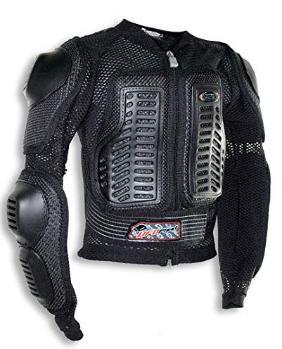 Ufo Plast PE02068K3 Enduro Geschirr für Kinder, Unisex, Erwachsene, Schwarz, L
