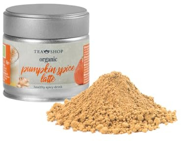TEA SHOP - Organic Pumpkin Spice Latte - Preparado en Polvo Instantáneo de Calabaza - Sin Teína - Preparado en polvo - Smoothie