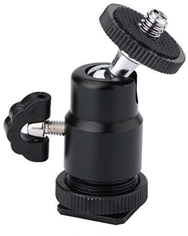 Kugelkopf Kit Zurück 1/4 Zoll Schraube Kamera Stativ Kugelkopf Blitzschuh Adapter Zubehör Mit Handyhalter Für Digitalkamera Video Leuchten Stative