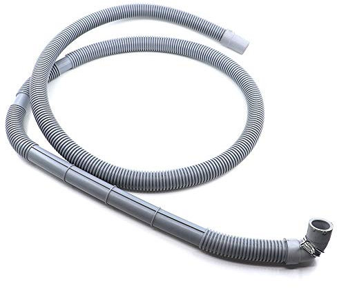 Marel Shop® - Tubo Flessibile di Scarico 2 m per Lavatrice compatibile con Whirlpool Ignis Bauknecht per Modelli: AWOD6045 - AWOD4730 - AWOR5040 - AWOD6041 - AWOD5041 - AWO5200