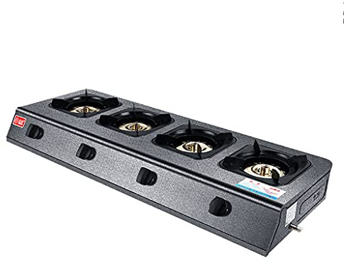 Gas cooktop Commercial Low-Pressure Liquefied Gas Stoves, Powerful Direct Fire Gas Hob Stovetop, Hotel Dedicated Clay Pot Stove, Gas Stove Cooktop, 6 burners (4 burners)