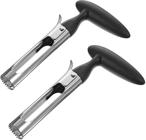 DOITOOL 2pezzi Lavatrice per Frutta in Acciaio Resistenti Utensili per Rimozione del Torsolo di Frutta Utensili per Rimozione del Torsolo di Pere e Mele