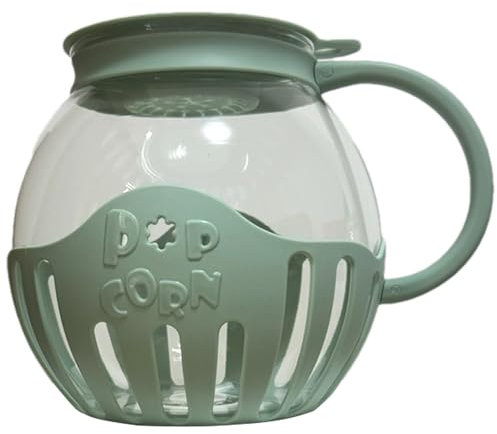 Popcorn Kanne Mikrowelle | Popcorn Maschine Popcorn Maker | Hausgemachtes Popcornglas Maschine Mit Deckel | Multifunktionstopf Mikrowellen Popcorn-Hersteller, Spülmaschinenfest