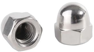 A4-80 Sechskant-Hutmutter 316 Edelstahl Kuppelhutmuttern zur Dekoration M5 M6 M8 M10 M12 M14 M16 M20(20pcs M6)