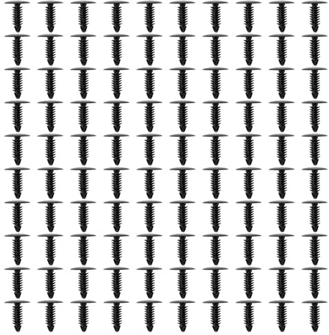 Xinjoduz Lot de 100 accessoires de machine à graver laser - Broches laser en nid d'abeille - Fixation pour gravure laser à aiguille - Noir - Remplace les accessoires de lit laser Honeycomb pour grille