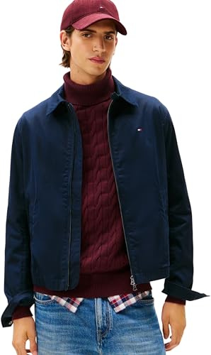 Tommy Hilfiger Cazadora de entretiempo Hombre Classic Ivy con cremallera, Azul (Desert Sky), XL