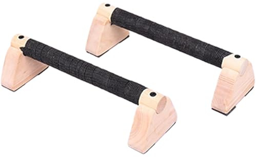 Liegestützgriffe Mit Ergonomischem Holzgriffen Push Up Stand Rutschfeste Push Up Bars Handstandbarren Für Krafttraining Und Calisthenics, Workout Ausrüstung