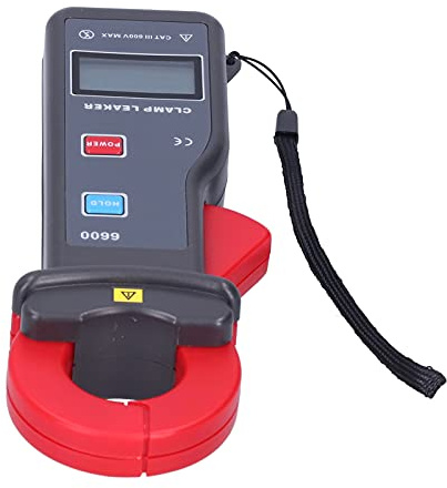 Akozon Hochpräzises Leckstrom-Zangenmessgerät – 6600 AC 0 MA – 600 A USB-Kommunikationsstromtester – Stromzangen für Industrielle und Wissenschaftliche Elektrische Prüfungen