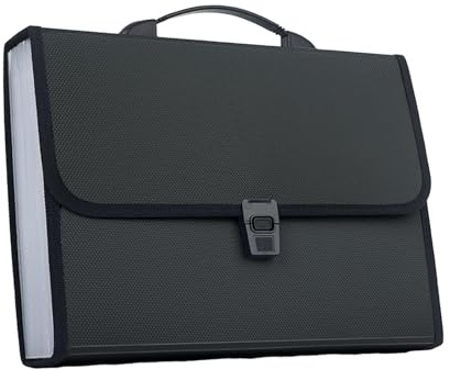 ALCXAZS Wallet Folder File Folder Enables Quick Sorting of Documents with Expandable and Secure Closure Wallet File Expanding Foder Each Files Organizer Portfolio Case
