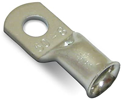 KafTon Copper Tube Terminals 95mm² x 8mm Lug Battery Starter Cable Welding Crimp Terminal Ring - Pack of 10