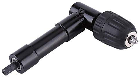Right Angle Drill Attachment,Haofy Right Angle 90 Degrees Drilling Extension Chuck 8mm Shaft Electric Drill Extension Tool