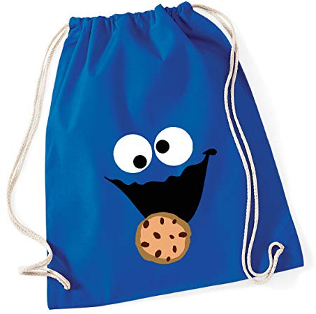 MKM Wear Fasching Turnbeutel Krümelmonster (blau)