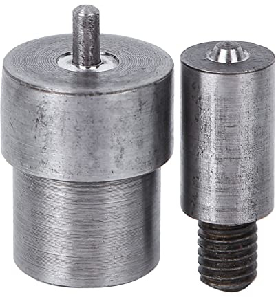 Oumefar 2pcs Tülle Matrize Form Handpresse Maschine Ösen Puncher Tülle Matrize Form Manuelles Installationswerkzeug für Lederplanen(4mm)