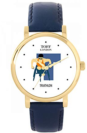 Toff London Triathlon Watch Ladies 38mm Case 3atm Resistente all'acqua Movimento al quarzo progettato su misura Lusso alla moda
