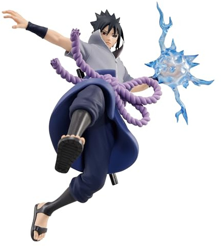 BANPRESTO Naruto Shippuden Actionfigur Uchiha Sasuke Effecttreme aus Kunststoff, von Bandai.