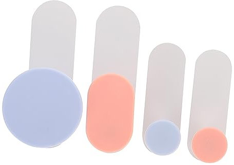 DOITOOL 4 Stück Klebehaken Aus Kunststoff Starker Wandhaken Ohne Bohren Selbstklebend Für Küche Bad Schlafzimmer Multifunktionale Kleiderhaken Für Mäntel Schlüssel Handtücher