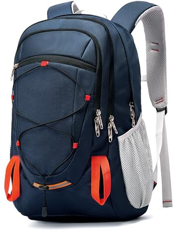 Petfu Wanderrucksack 40L Rucksack Herren groß Damen Wasserdichter Rucksack Wasserdicht Reiserucksack Trekkingrucksack mit Reflexstreifen Für Wandern, Radfahren, Klettern, Bergsteigen und Reisen Sport
