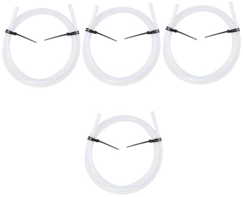 ULTECHNOVO 4stücke Ptfe Schlauch Für Drucker Hitzebeständig Innendurchmesser x Außendurchmesser Geeignet Für Präzise Filamentführung Und Hohe Temperaturen
