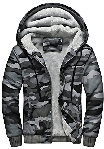 skianzug herren sweatjacke herren mit kapuze wachsjacke herren sweatshirt herren mit kapuze College Jacke Herren Oldschool Schnittschutzjacke Herren Sport Hoodie Herren Hoddies (Dark Gray, 5XL)