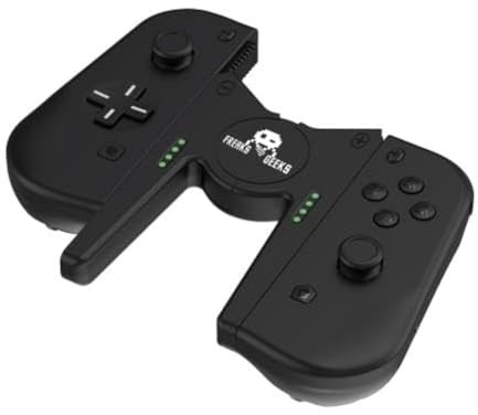 Freaks And Geeks -Wireless Controller Joy Con Type for Nintendo Switch- Bluetooth - Black