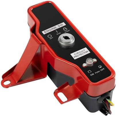 Schwungrad Startermotor Elektrischer Start Set für 12V Motoren mit Schlüsselschalter für 5.5HP und 6.5HP Motoren für Bauwesen Landwirtschaft und Ranches