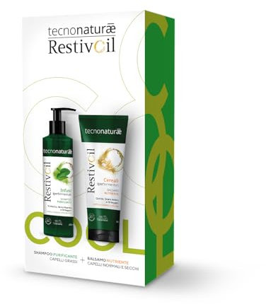 Restivoil Tecnonaturae Kit Purificante Shampoo 250 ml + Balsamo Nutriente 200 ml