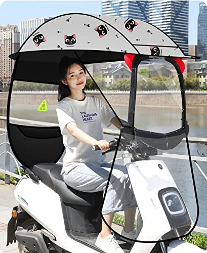 Sonnenschutz für Elektromotorräder, transparentes Verdeck für Elektroautos, Sonnenschutz für Mobilitätsroller, Regen- und Windschutz für Elektroautos, universeller Sonnenschutz für Elektromotorräder