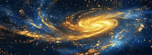 Malen Nach Zahlen Galaxie Malen Nach Zahlen Erwachsene Universum, 60 X 20 cm XXL Groß Acrylfarben Ölgemälde, DIY Malen Nach Zahlen Kinder Anfänger Set Bastelset für Wand Dekor (Ohne Rahmen) -H364