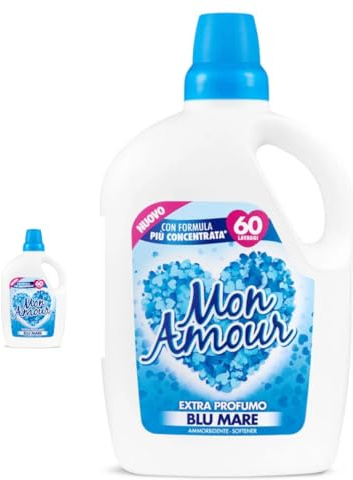 MON AMOUR AMMORBIDENTE Extra Profumo BLU MARE con formula concentrata 60LAV. 3L