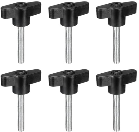 QUARKZMAN 6 Piezas de perillas de tornillo de sujeción M6 x 35mm