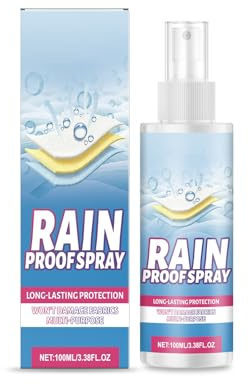Spray impermeabilizzante per tessuti da esterno, spray antipioggia e antimacchia per pelle scamosciata, aderenza super forte, adatto a tessuti, giacche, scarpe da trekking, impermeabili e tende