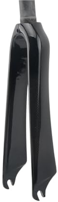 Generisch Fahrradgabel, klappbar, for Kinder, Mountainbike, Rennrad, vorne, Carbonfaser, starre Gabeln, Achsbreite 100 mm(Gloss 20 inch 100mm)