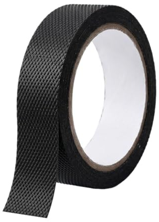 Rubber Grip Tape 2.5cm x 3 meters Ultra-Thin Strong Adhesive Grip Tape | Anti Slip, Heat Resistant, Wear-Resistant, Waterproof, Making Tools Handles DIY Projects Contact Surfaces Safe Comfortable