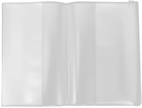 Lurrose 10stücke Teiliges Transparentes Verstellbare Wasserfeste Weiche Buchhüllen aus Robustem Material Strapazierfähige Schutzumschläge für Schulbücher und Notizhefte