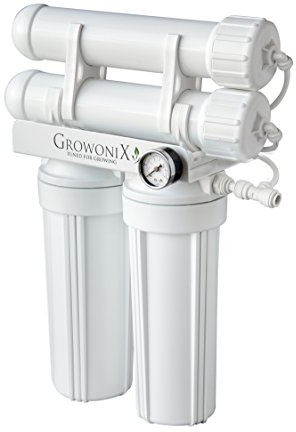 GROWONIX EX400-KDF 400 Gallon Per Day Reverse Osmosis System Ultra High Flow Rate Water Purification Filter for Hydroponics Gardening Growing Drinking H20 Coffee Point of use On Demand Purifier